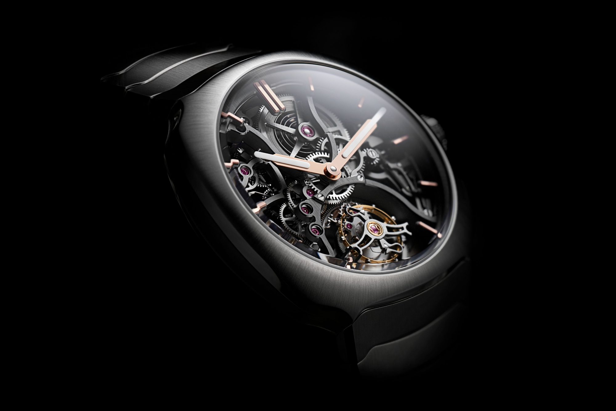 H. Moser & Cie Streamliner Tourbillon Skeleton Double Hairspring