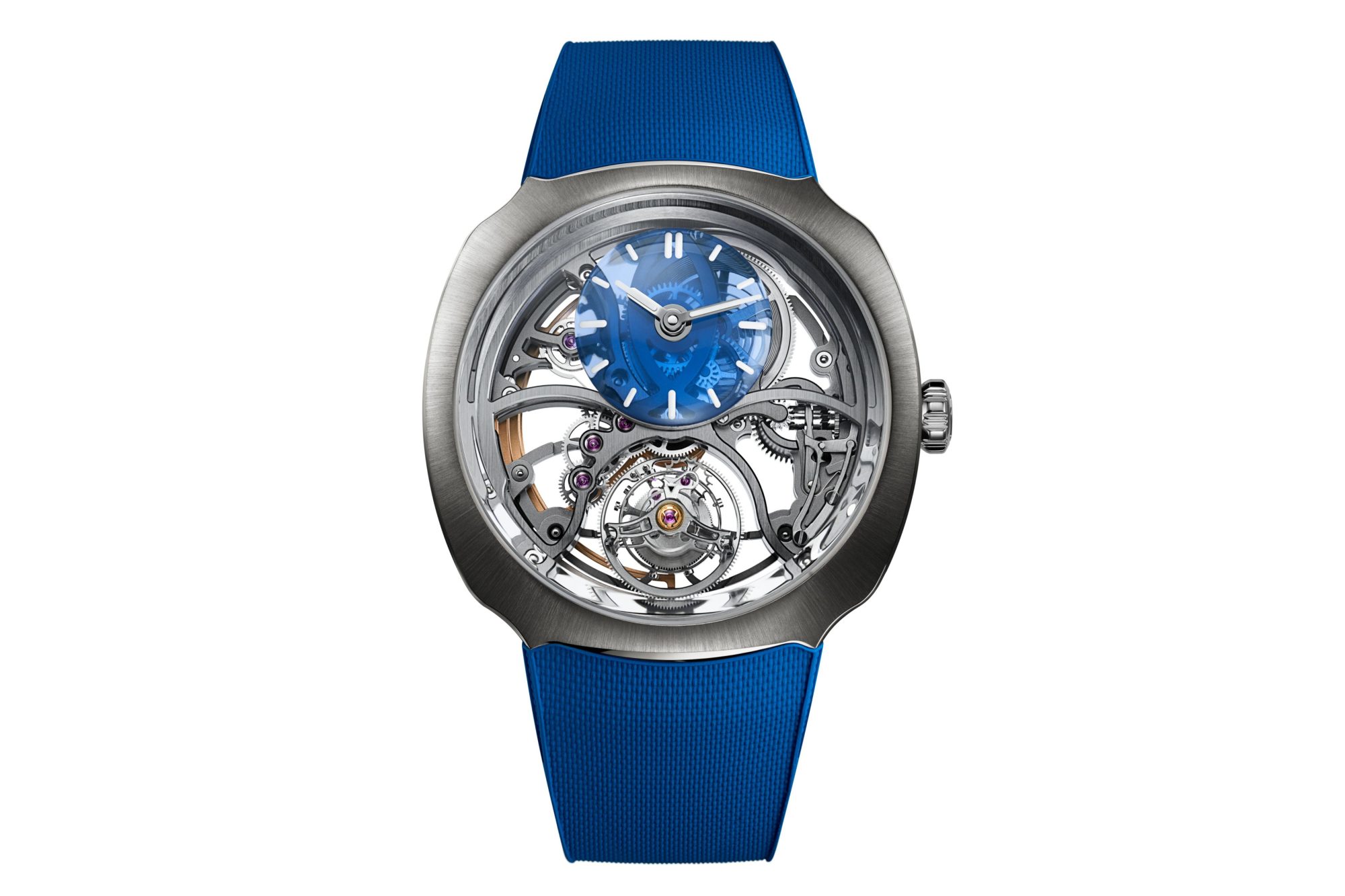 H. Moser & Cie. Streamliner Cylindrical Tourbillon Skeleton Alpine Limited Edition