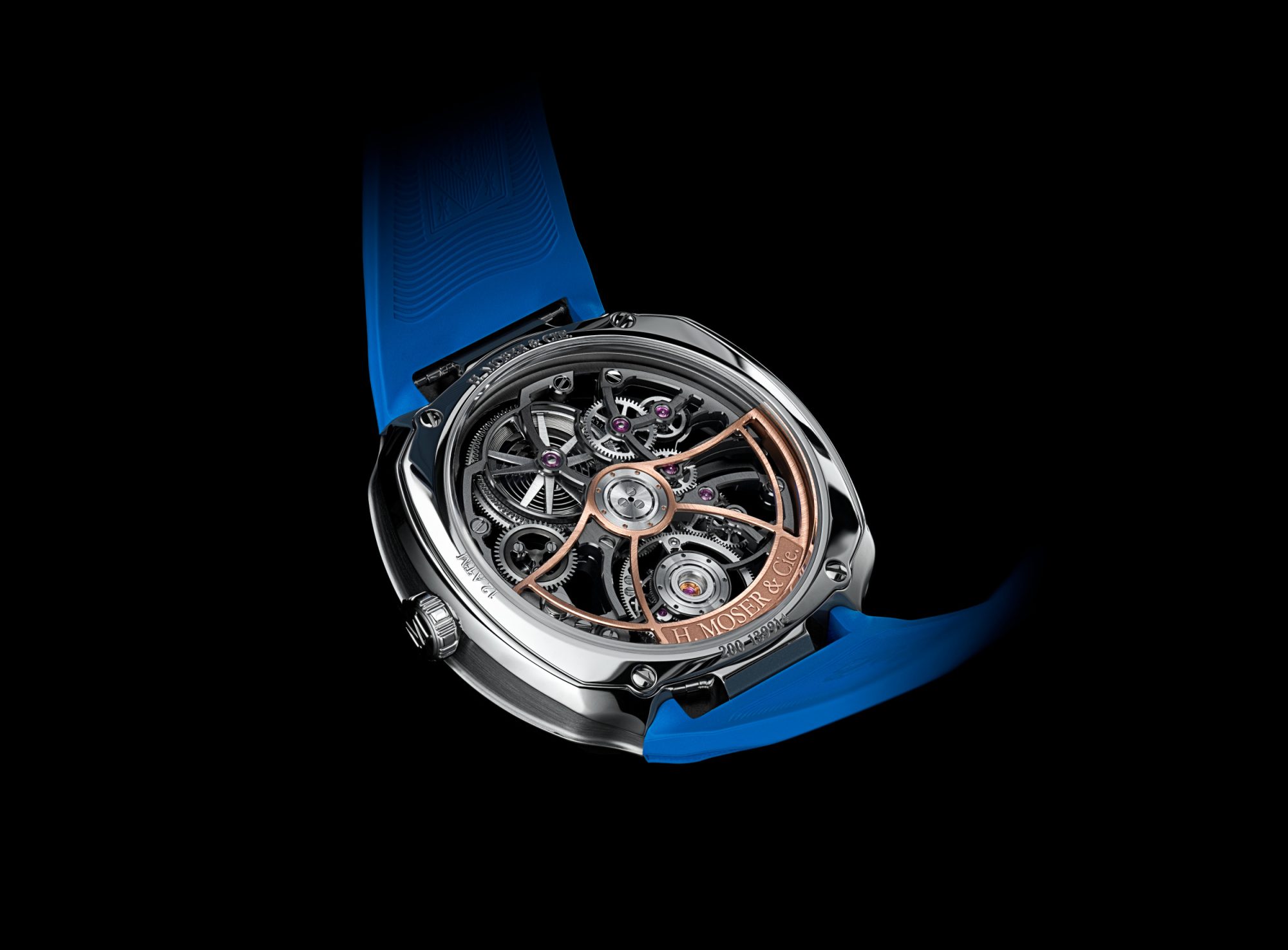 H. Moser & Cie. Streamliner Cylindrical Tourbillon Skeleton Alpine Limited Edition