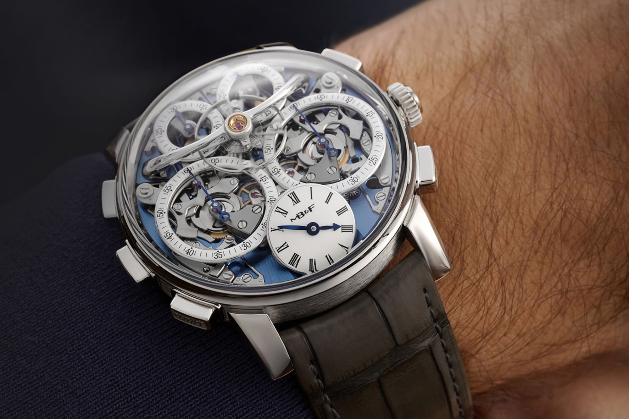 MB&F LM Sequential Flyback Platinum