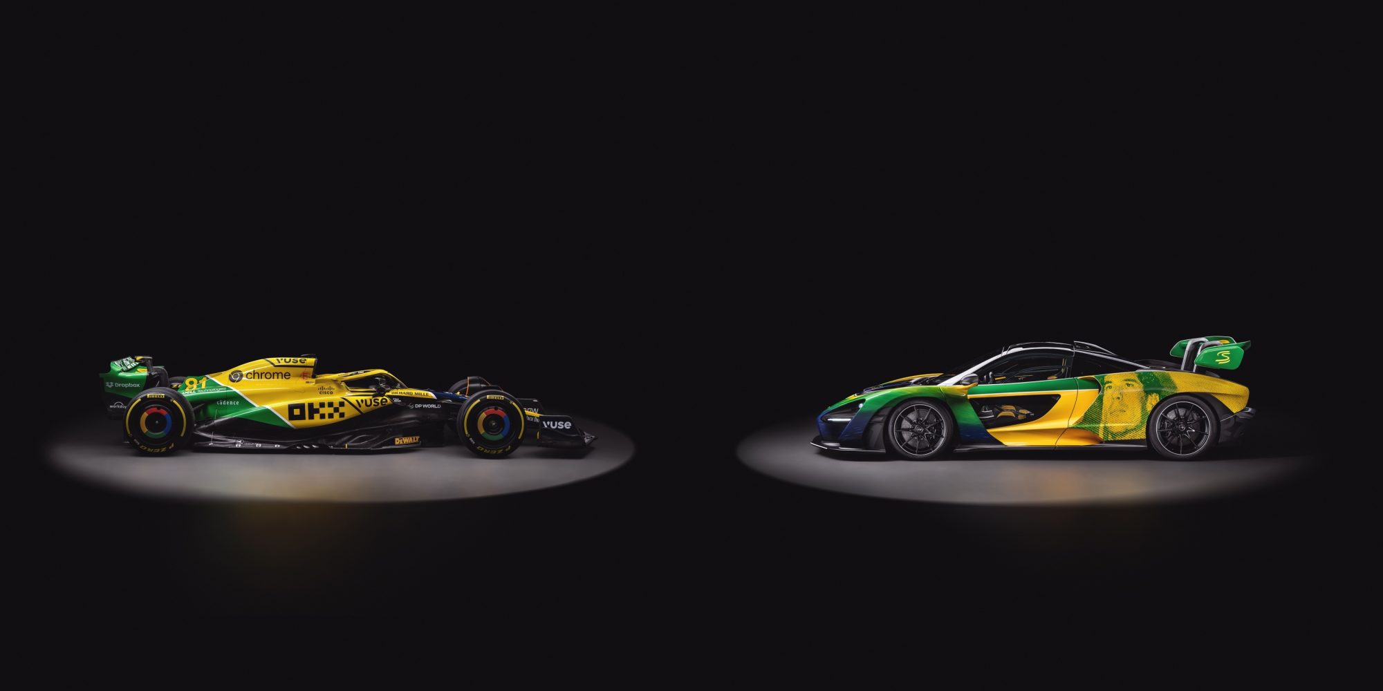 McLaren pays tribute to Ayrton Senna with unique liveries inspired by his legacy