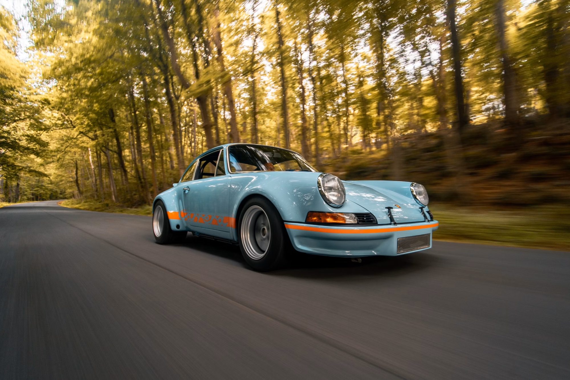 The RSR Project shows off its latest vintage Porsche 911 in Gulf Blue