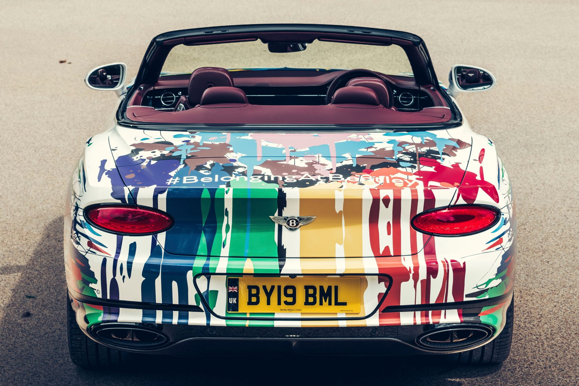 Bentley releases one-of-a-kind Continental GTC to celebrate Pride