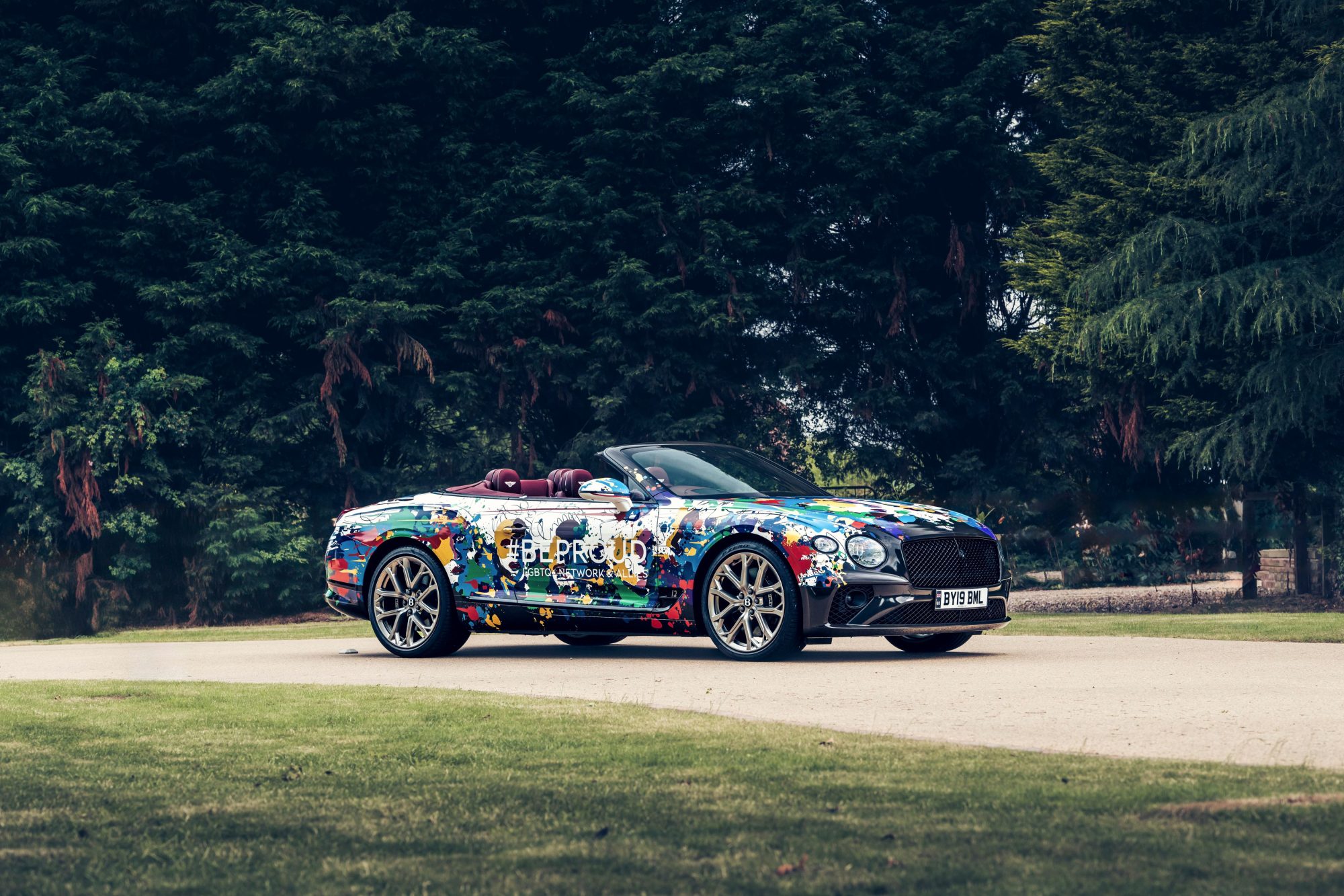 Bentley releases one-of-a-kind Continental GTC to celebrate Pride