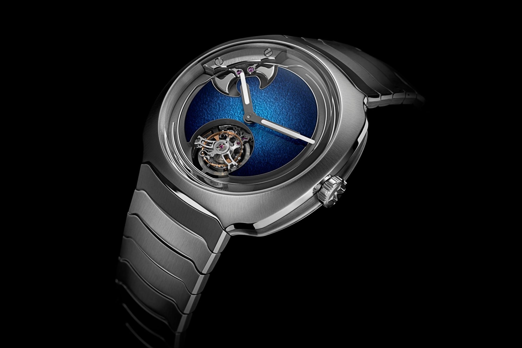 H. Moser & Cie. Streamliner Concept Minute Repeater Tourbillon Blue Enamel