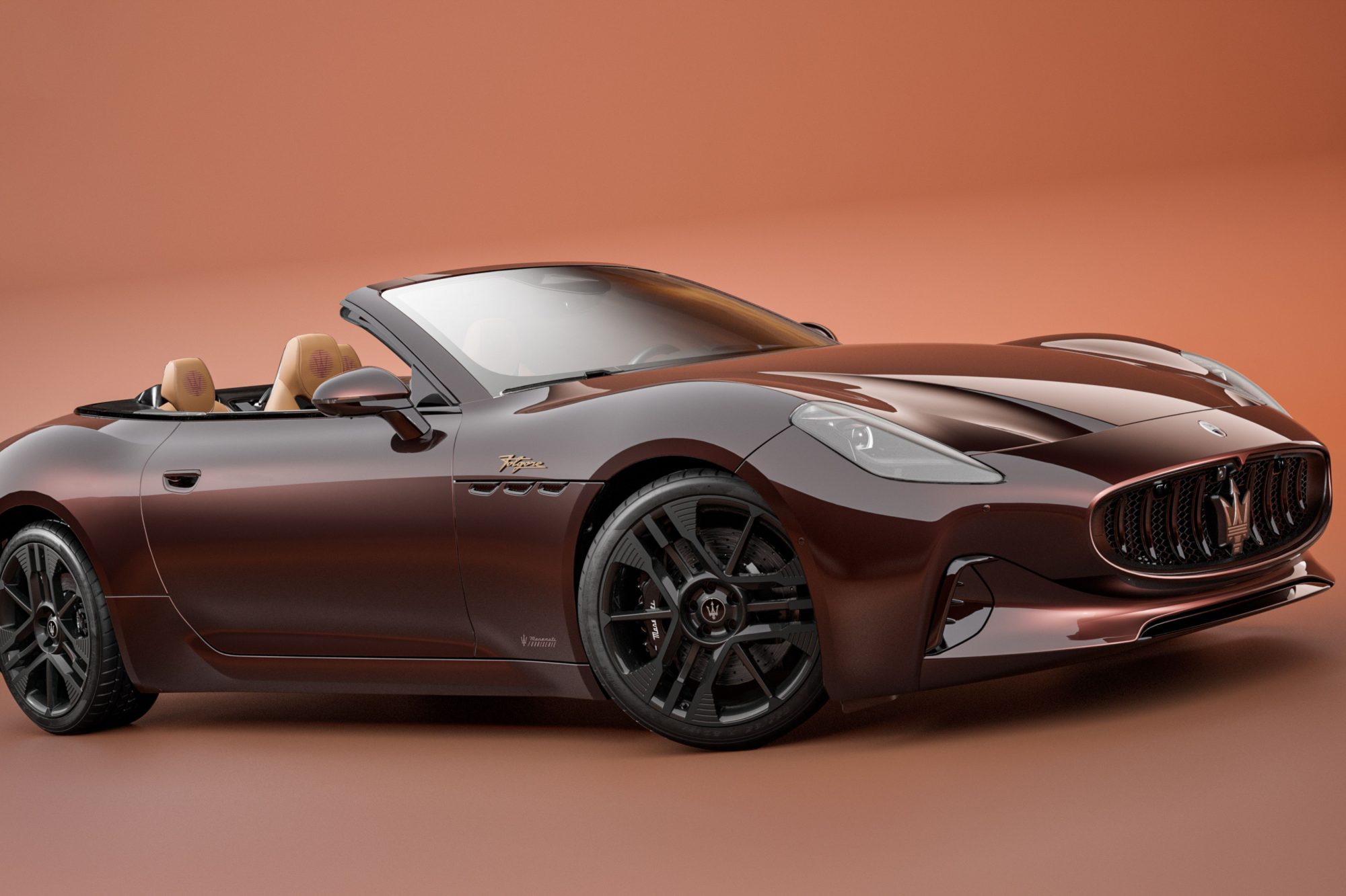 Maserati GranCabrio Folgore Tignanello is the first 100% electric luxury convertible