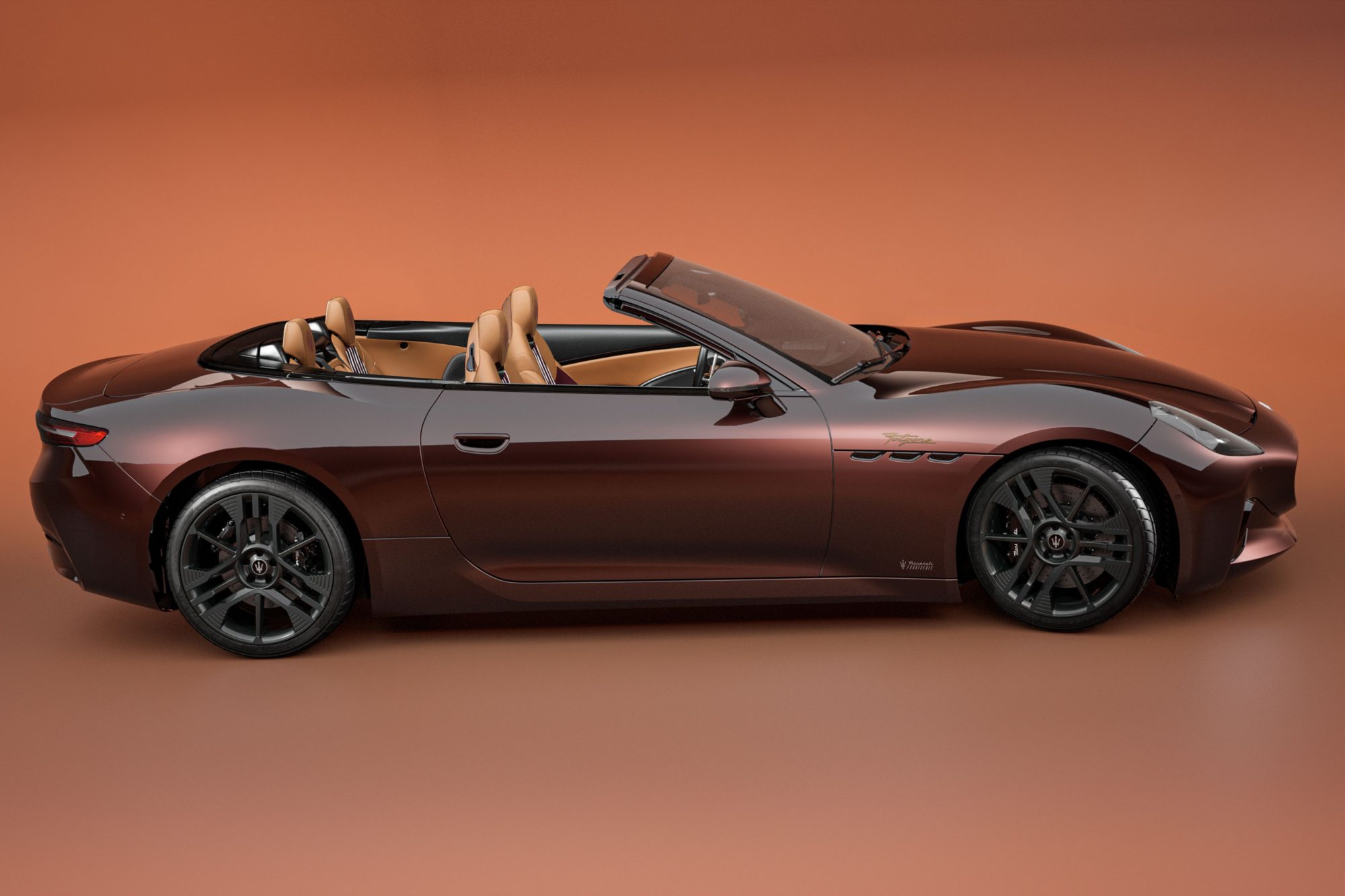 Maserati GranCabrio Folgore Tignanello is the first 100% electric luxury convertible