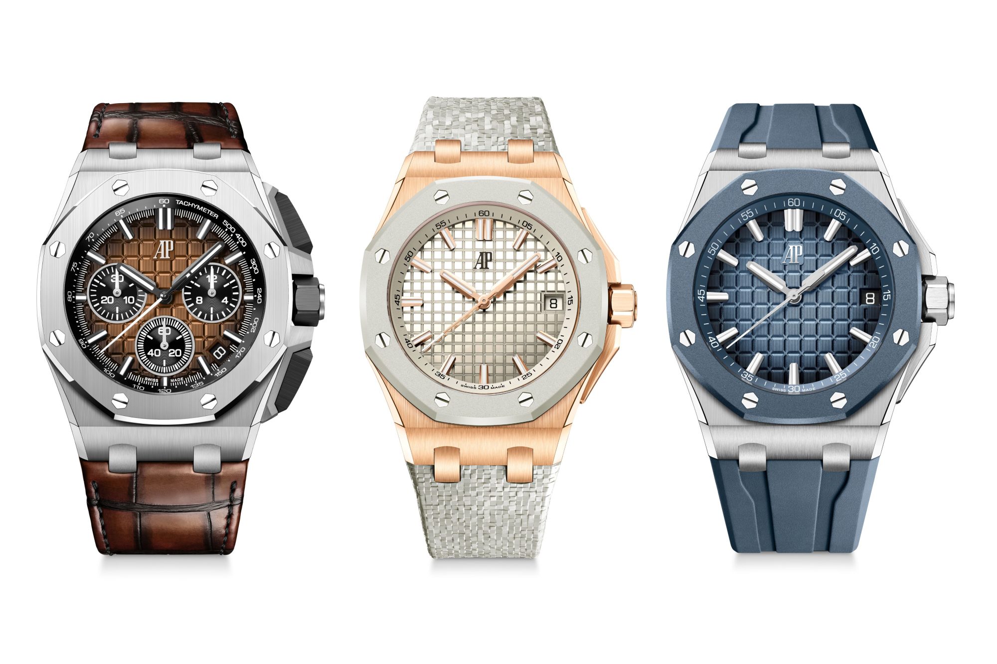 Audemars Piguet launches three new models to its iconic Royal Oak Offshore collection