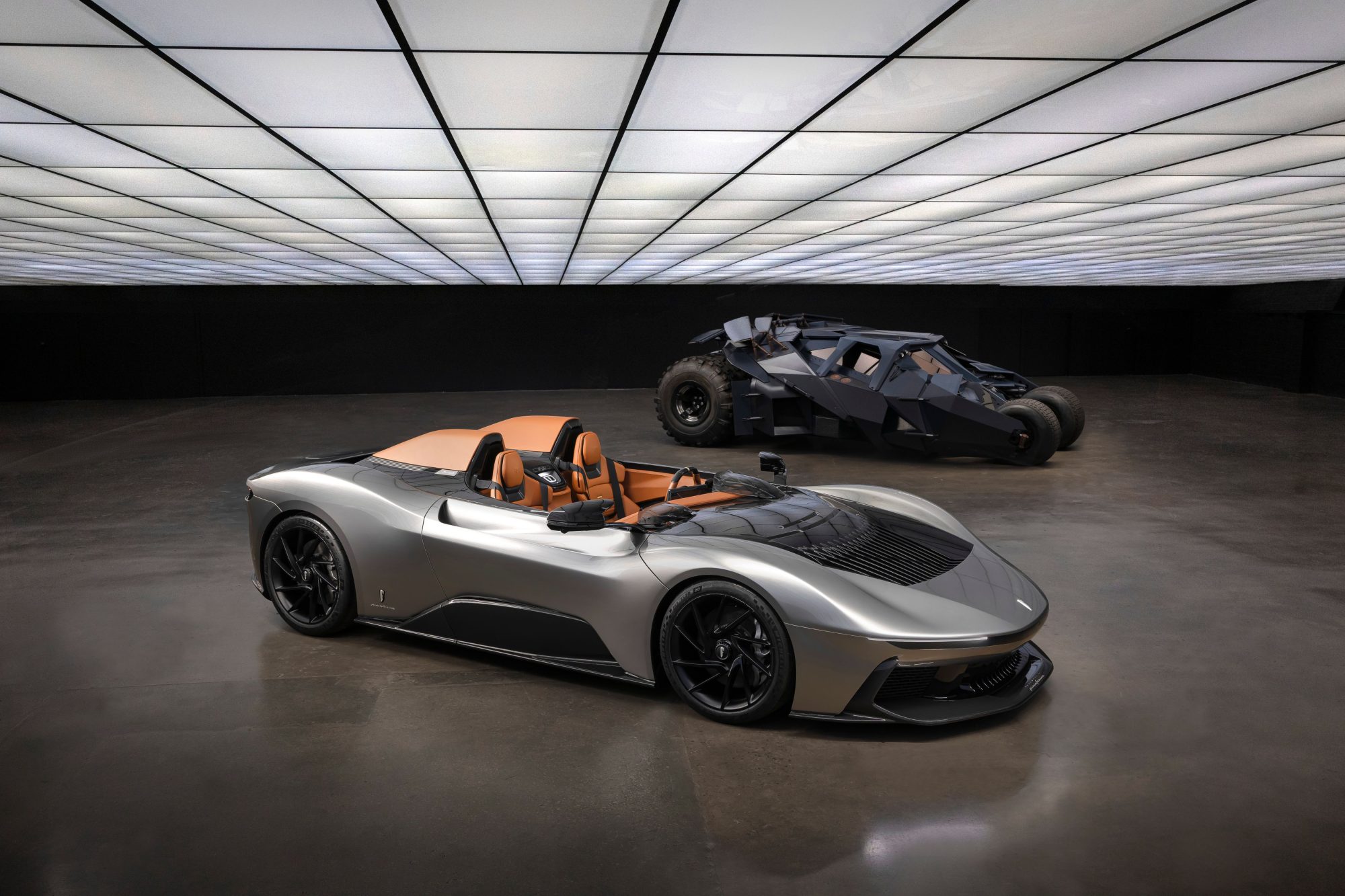 Automobili Pininfarina’s B95 Gotham is the brand’s first car from the Wayne Enterprises Experience collaboration