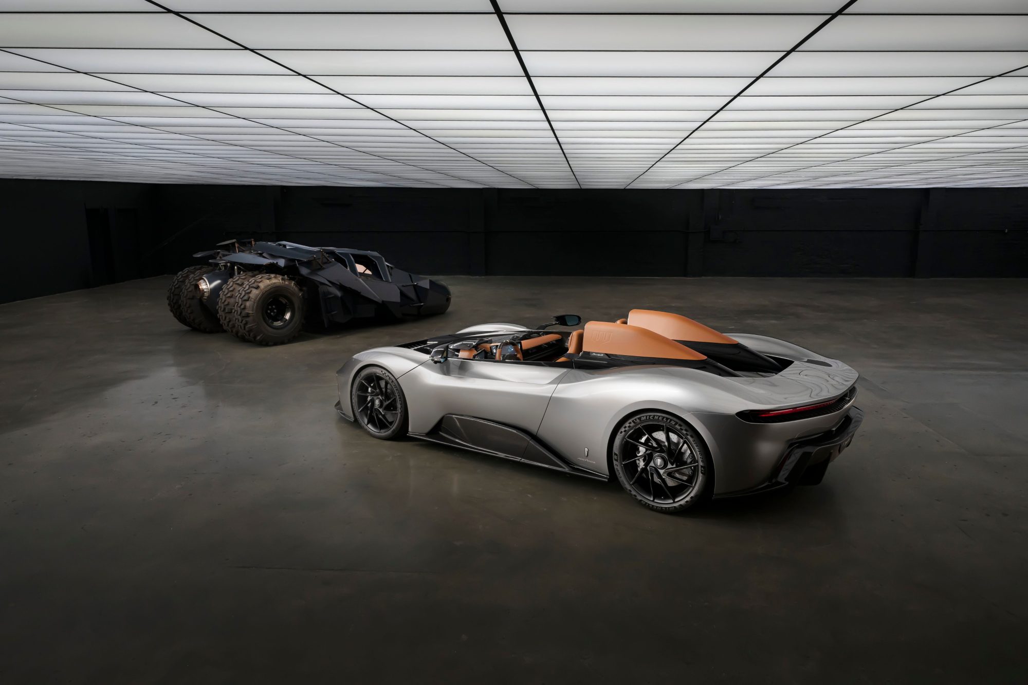 Automobili Pininfarina’s B95 Gotham is the brand’s first car from the Wayne Enterprises Experience collaboration