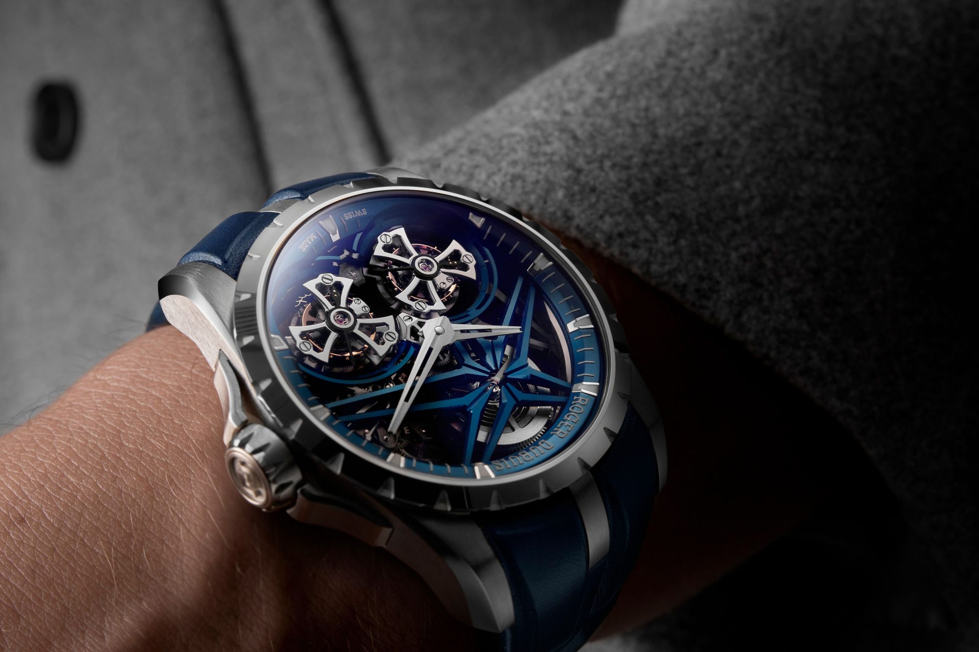 Roger Dubuis Excalibur Double Tourbillon Cobalt Chrome