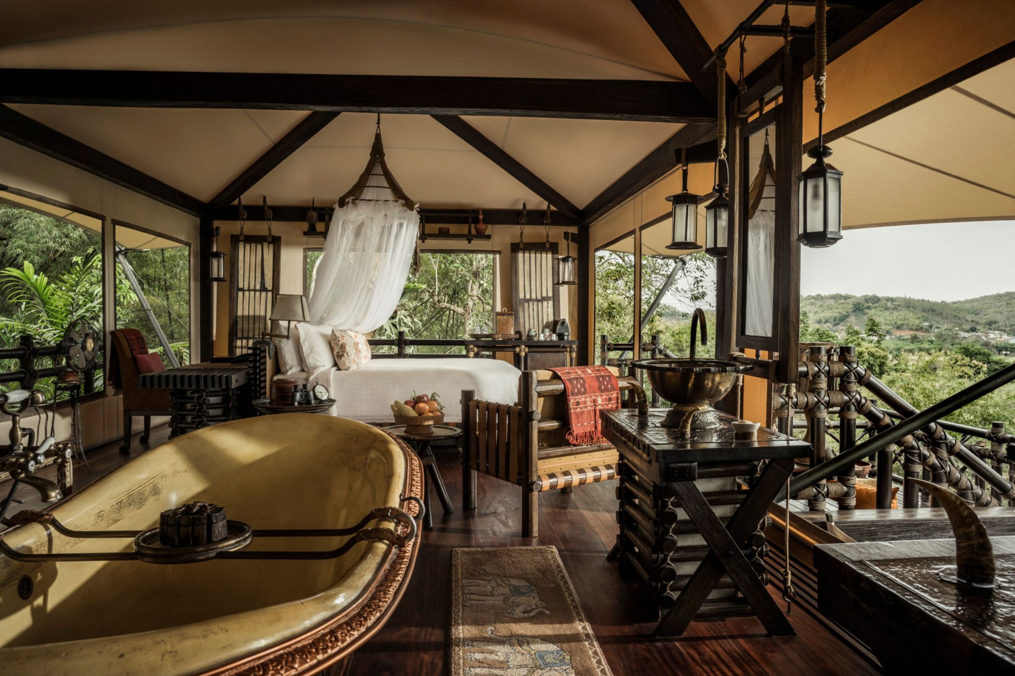 Four Seasons Tented Camp Golden Triangle offers a magical escape