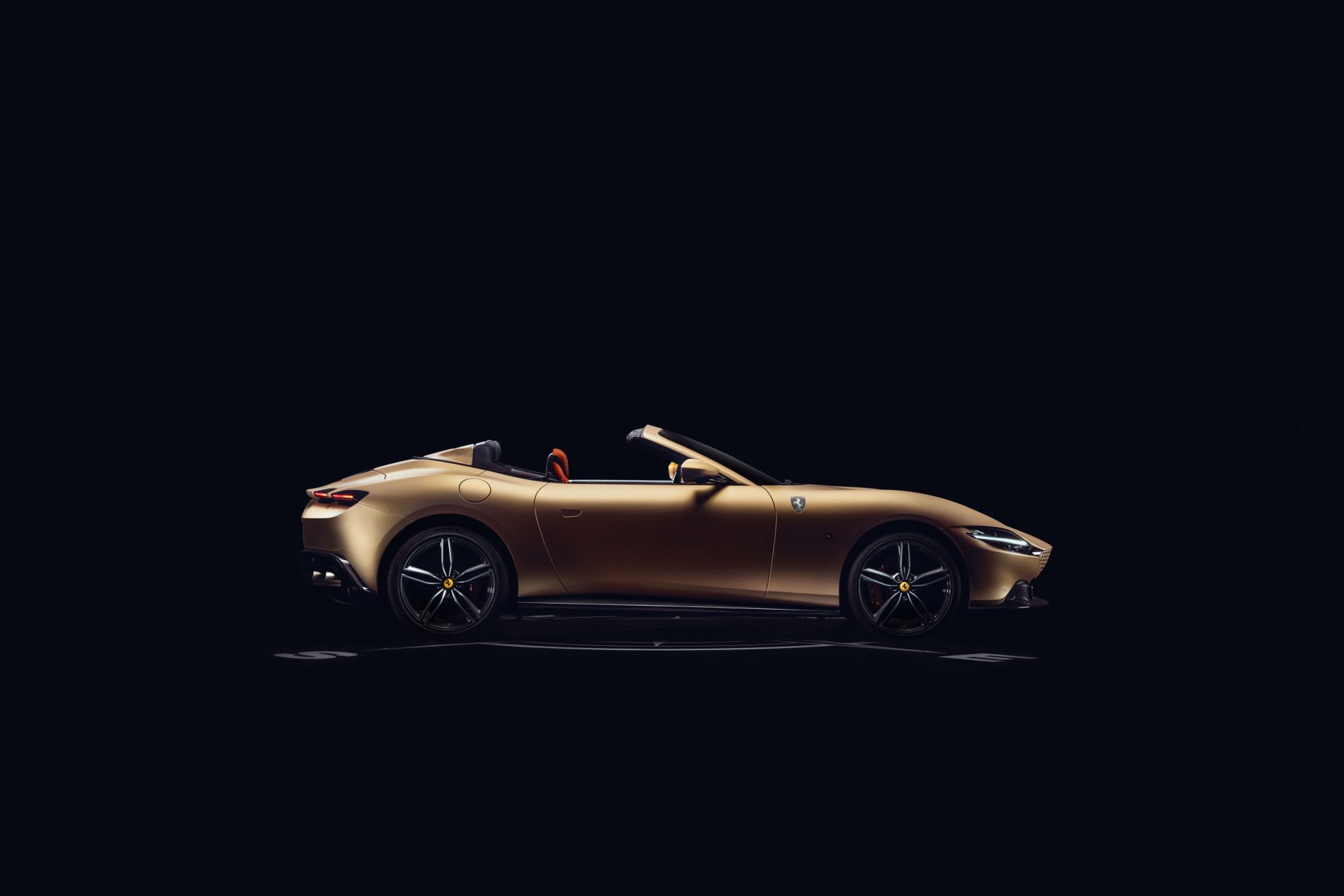 Ferrari unveils unique Roma Spider featuring recycled materials