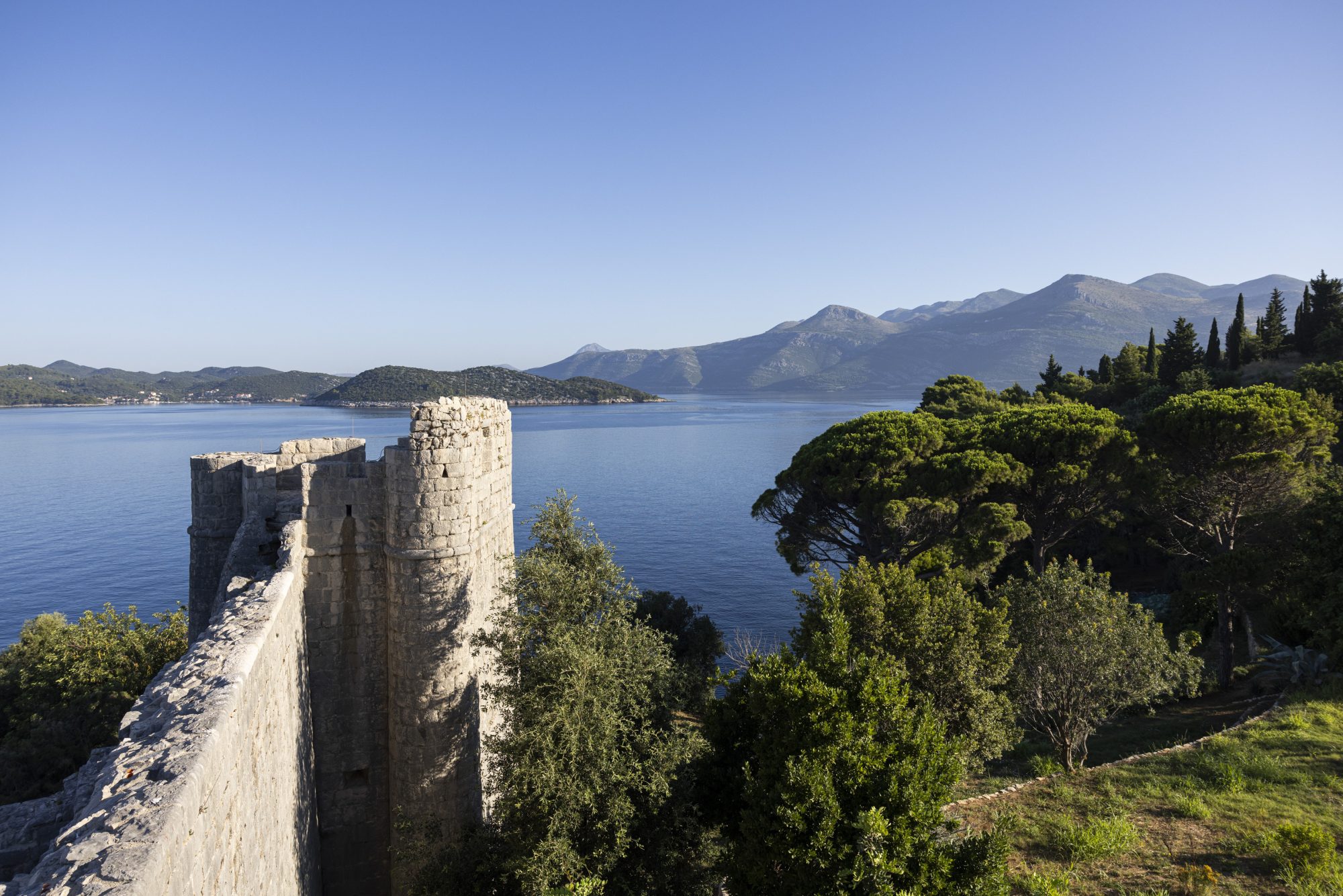 Lopud 1483: A Restored Monastery Overlooking the Timeless Beauty of the Dalmatian Coast