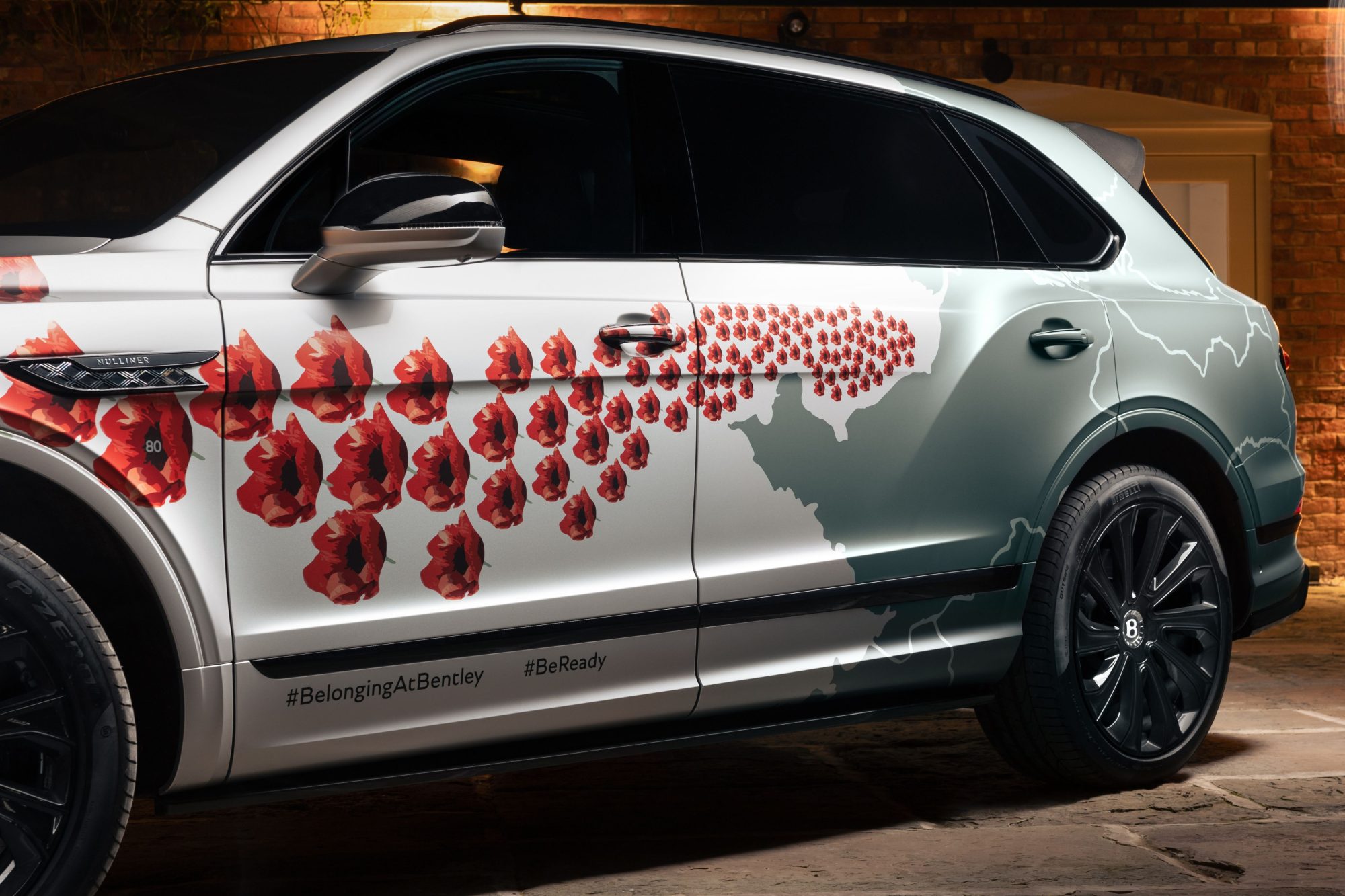 Bentayga honours Remembrance Day and 80 years since D-Day with a unique EWB Mulliner