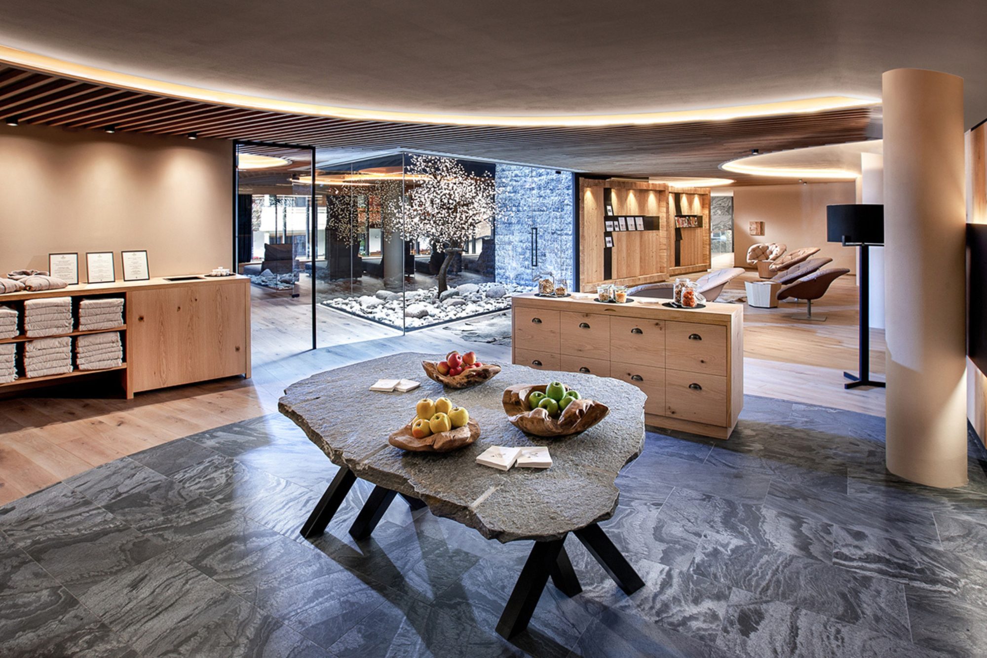 Gardena Grödnerhof Hotel & Spa is an idyllic boutique hotel in Italy’s Dolomites range