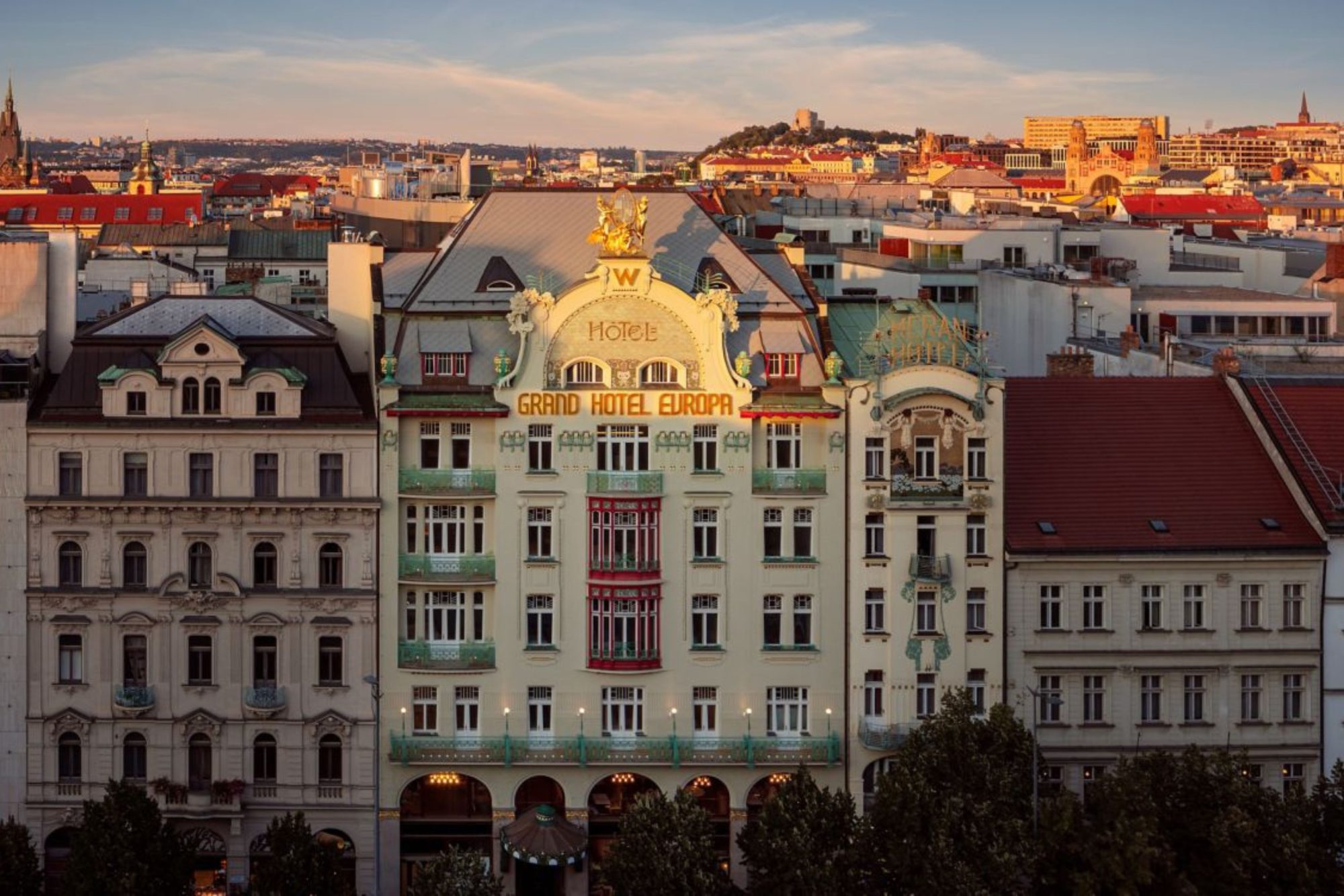 Historic Grand Hotel Evropa Reborn as W Prague