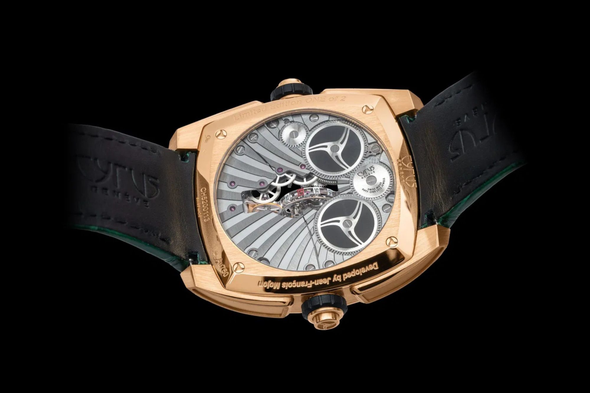 Cyrus Klepcys Vertical Skeleton Tourbillon Malachite