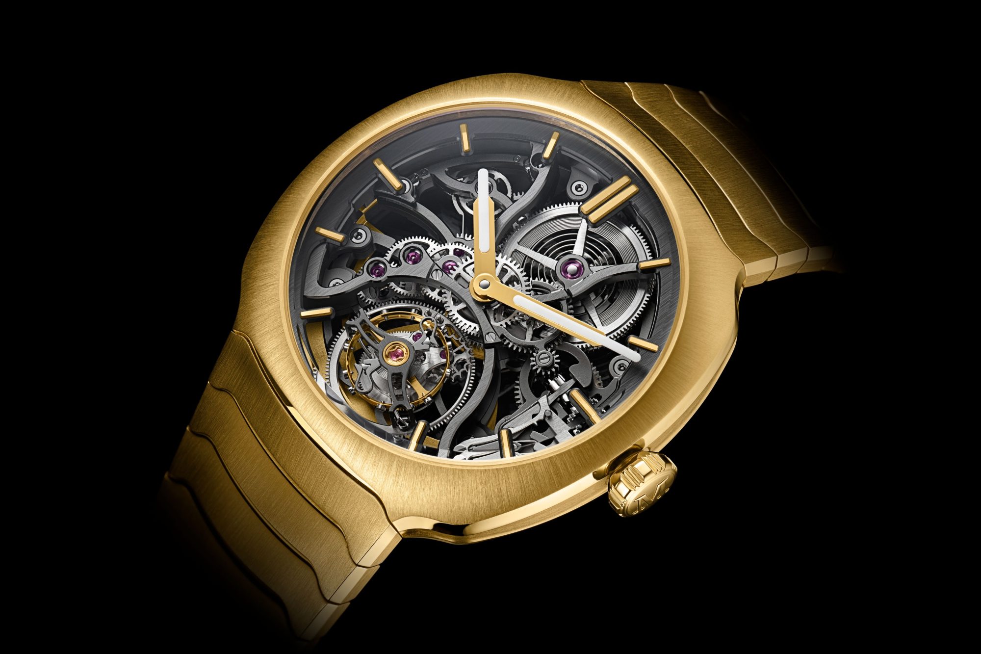 H. Moser & Cie. Streamliner Tourbillon Skeleton Yellow Gold