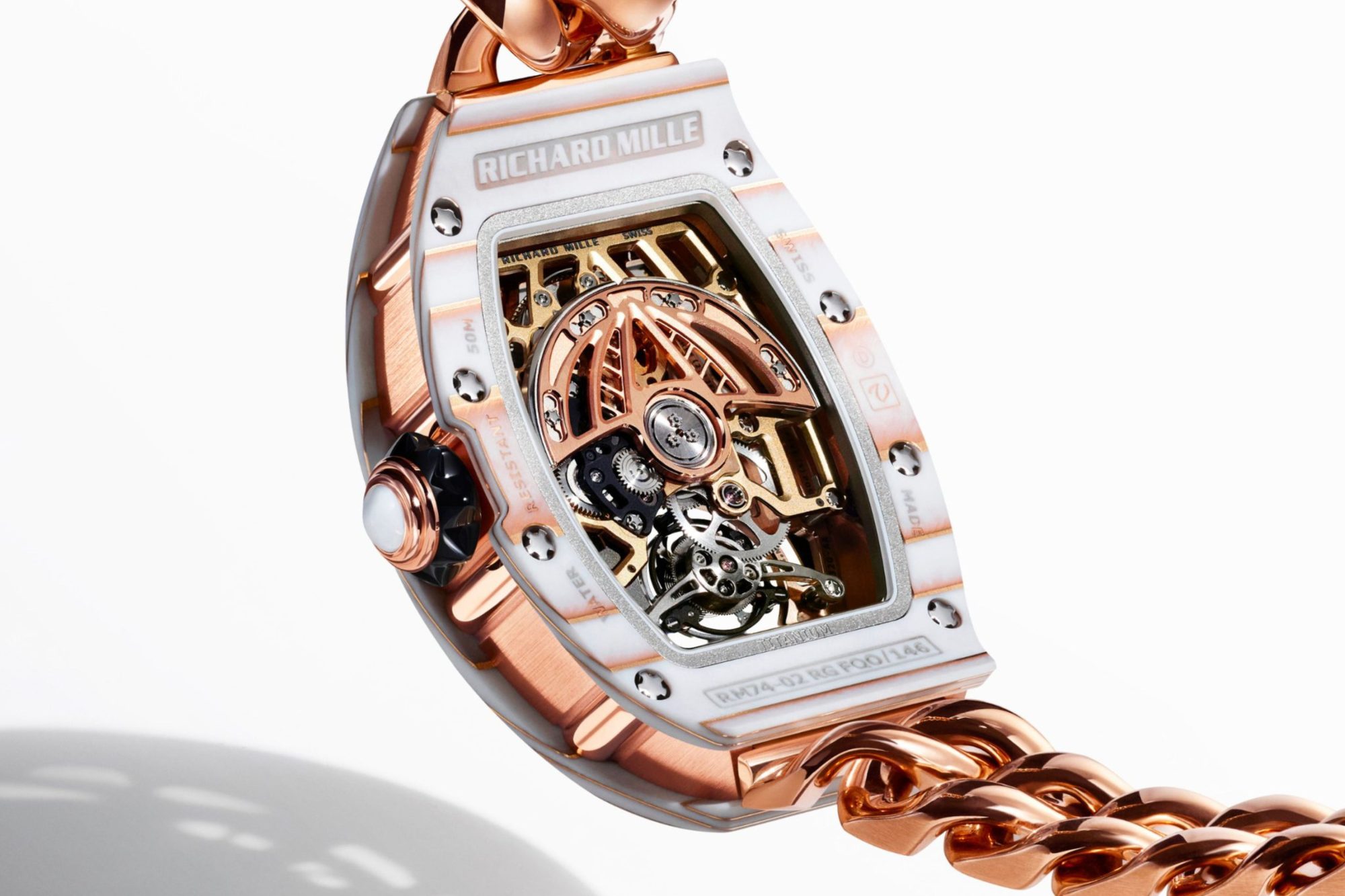 Richard Mille RM 74-02 Automatic Tourbillon Gold Quartz TPT