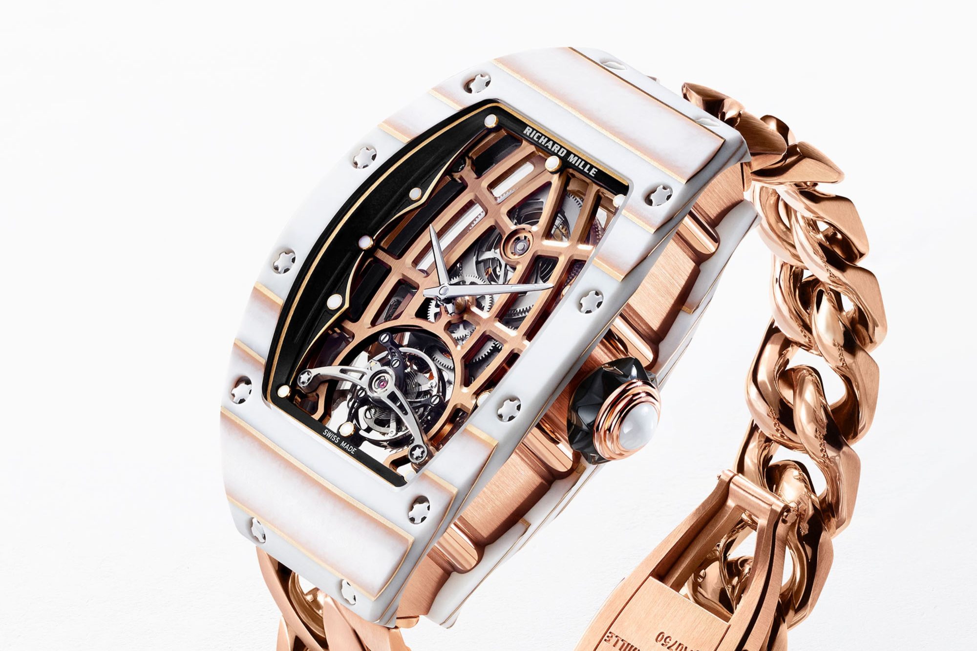 Richard Mille RM 74-02 Automatic Tourbillon Gold Quartz TPT