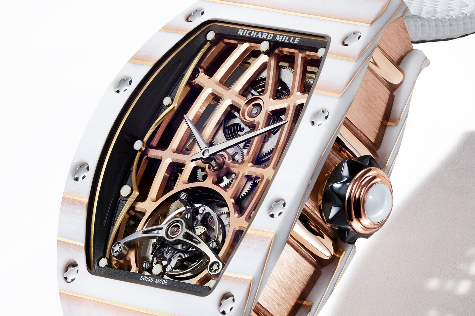 Richard Mille RM 74-02 Automatic Tourbillon Gold Quartz TPT